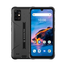 umidigi bison pro 글로벌 버전 러기드 폰 128gb ip68 helio g80 nfc 48mp 트리플 카메라 6.3quotfhd+ 5000mah 배터리 스마트폰, 4GB 128GB, 해킹 블랙, 협력사