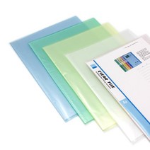 문구조아 고투명 클리어화일 6P 투명 클리어파일, 분홍_$DLR