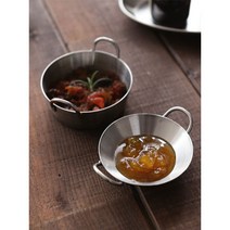 국내산 스텐 미니 소스 볼 3size 피클 반찬그릇 종지, 소(1호 77mm)