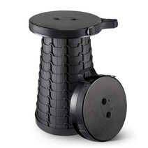 네오젬 높이조절 접이식 휴대용 캠핑 낚시 COVA 스툴, 블랙, 1개