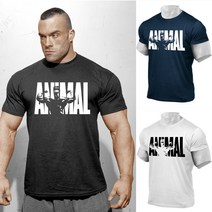 남자 애니멀 머슬핏반팔티셔츠 기능성 헬스 반팔 트레이닝 운동복 짐웨어