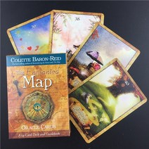 linestrider tarot deck oracle cards 영어 버전 보드 게임 여성 가족 파티 playing dimination fate, 54개 TS60