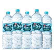 농심 백산수, 5개, 2L