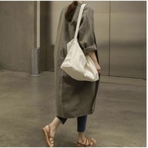 더블엠 린넨 롱 가디건 봄여름 간절기 자외서차단 루즈핏 빅사이즈