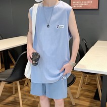 여름민소매티셔츠 23 와이드 루즈핏 캐주얼 룩 런닝 오부바지 트렌드 A150TZ22050P4 8 4993374518