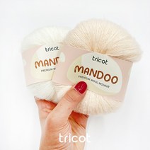 5+1 모헤어실 코바늘 뜨개 실 40컬러 손뜨개 합사 털실, 모헤어실_01 화이트