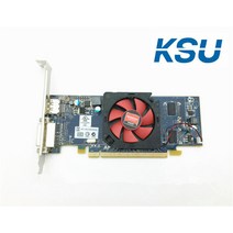 AMD Radeon HD6450 용 풀/하프 브래킷 비디오 카드 1GB DVI + DP 포트 4K 독립 그래픽 카드, 01 Full bracket  card