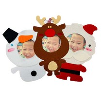[바보사랑] 크리스마스 소품 펠트액자 만들기, 옵션:눈사람
