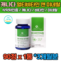 식약처인증 3개월 캐나다 24종 복합기능성 종합 멀티 비타민 미네랄 영양제 임산부 수유부 여성 여자 남성 남자 출산후 30대 40대 50대 60대 70대 추천 선물
