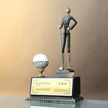 우진아썸 골프트로피 이글패 싱글패 홀인원패 골프대회트로피 케이트로피 HCR15(남 여), 남 인형