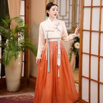 FLYNABI 결혼식 돌잔치 혼주한복 여성용 상하 세트 어른한복