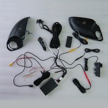 어라운드뷰 후방 사이드 카메라 360 도 어라운드 뷰 어시스트 시스템 아우디 Q5 차량 DVR 녹화 전용, 한개옵션0