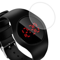 LED 화면 실리콘 스트랩 밴드 패션 전자 손목 시계
