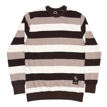 에잇볼륨 EV 3Color Stripe Crewneck (Brown) (1683963GA)