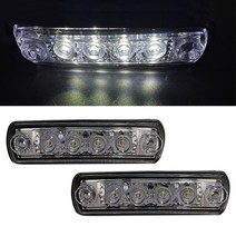 2Pcs 24V 트럭 LED 태양 바이저 빛 양산 남자 TGX TGS 81252606121, 한개옵션0