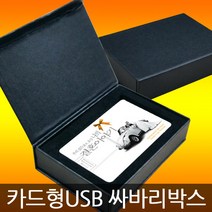 USB 메모리 보관케이스 싸바리케이스 선물박스 인쇄가능 판촉물 제작, 일반/카드형(브라운)