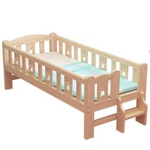 토들러침대 범퍼 침대 가드 낙상 방지 쌍둥이 매트, 3면가드(길이200x폭80)높이맞춤/매트리스x