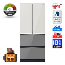 (포토리뷰) 위니아 딤채 스탠드형 김치냉장고 EDQ57HBLIET 4룸 551L 1등급 냉장/냉동