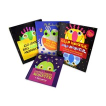 Little Brown (영어원서) Ed Emberley 작가 Monster 픽쳐북 하드커버 4종 세트 (CD없음)