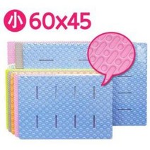 EVA 소프트 욕실매트 소 (미끄럼방지 발매트 발판 주방매트 물빠짐매트), 핑크60x45, 1개