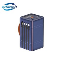 무소음 모터 자가 소형 발전기100W 발전소 60000mAh 예비 배터리 휴대용 USB 유형 C 빠른 충전 보조베터리, 02 blue_01 48000mah