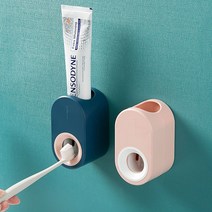 비에심플 자동치약짜개 디스펜서 4컬러, 1개, 핑크