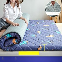 템퍼토퍼 바닥 침대위 토퍼 접는매트리스 마약매트 요 스펀지 4단 학생 매트리스추천, 아기공룡 - 6.5cm [두꺼운 항균제]
