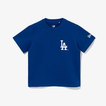 뉴에라키즈 [뉴에라키즈] MLB 로고 셋업 LA 다저스 티셔츠 블루 (13679505)