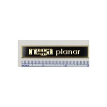 Custom Engraved So뚜껑Brass rega 레가 플래너 턴테이블 rectangular badge