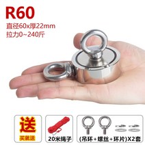 자석 인양기 마그네틱 리프트 리프트 산업용 크레인 철판 500kg 1000kg, R60 x2  최대 480kg