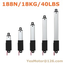엑츄에이터 전기 모터 전공 소형 리프트 마이크로 선형 액추에이터 DC 맞춤형 188N 무료 6V 24V 50mm 100mm 150mm 신제품, 54.12V 15MM S 64N - 100mm stro