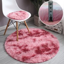 빈티지 반원 현관 러그 카페트 핑크 얽히고 설킨 홀치기 염색 라운드 카펫 다채로운 솜털 alfombra 서클 커피 테이블 담요 침실 교수형 바구니 요가 깔개