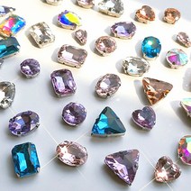 보석 데코덴 재료 DIY 폰데코 아이폰 핸드폰 케이스 꾸미기 파츠, 삼각18mm, 퍼플