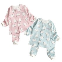 남여 공용 신상양면상하내의 세트- 눈사람 (신생아~)스타키드