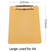 큰파일 계약 그림 칼라 gold metal a5 b5 a4 clipboard office desk ins paper folder 스케치 보드 office 회의 판지 메모 쓰기, 분홍색