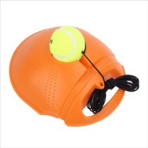 테니스 훈련 트레이닝 장비 트레이너 리바운드 볼 스트링 베이스보드, 주황색