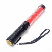 신호수 경광봉 아파트 주차 지시 현장 작업 호루라기 기능 총 길이 29cm 신호봉, 1개