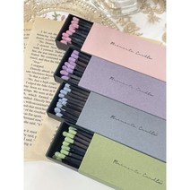 파스텔 컬러 성냥 빈티지 감성 빅성냥 10cm/4color, 올리브그린