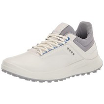 ECCO 남성용 골프 코어 하이드로맥스 방수 신발 나이트 스카이블랙옴브레, 13-13.5, White/Shadow White/Silver Grey