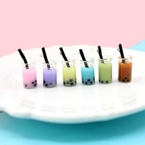 버블티 모양 장식 DIY 수제 액세서리 만들기 부자재 수공 재료, 6.포도