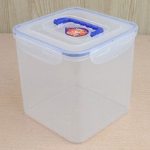 냉동실 정리 밀폐 용기 분유 통 젓갈 냉동밥 반찬 쿠키 사각 플라스틱 2.4/4.2L, 사이즈, 4.2L