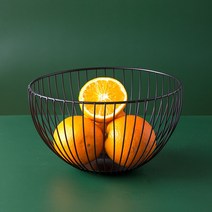 JINGHENG 디저트 쟁반 트레이 접시 수납 야채 거실 홈 과일 바구니 간식 철재 쟁반 심플 북유럽, 옵션7