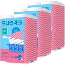 [모나리자] 다용도 에어볼 키친타올 160매*8롤 3팩, 상세 설명 참조