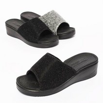 아이슈즈 여성 반짝이 펄 슬리퍼 103409