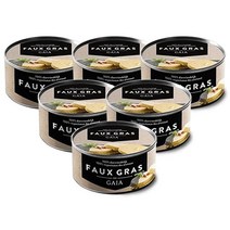 FAUX GRAS DE GAIA 퍽스 그라스 드 가이아 페이크 팻 푸아그라 대체 팜유프리 비건 125g 6팩