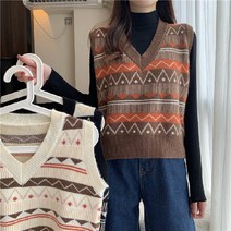 니트 베스트 여성 베스트 Knitvest No.4