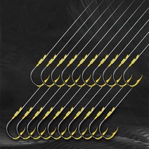 훌치기바늘 후크 찌낚시채비 높은 탄소강 낚시 후크 블랙 골드 유령 이빨 잉어 일본식 바닷물 앵커 라인