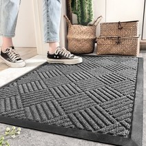 로키아 현관매트 업소용 바닥 고무 출입구 사무실 매장, 고급형 그레이 90x150cm
