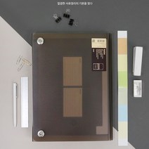 아코디언형 A4 클리어화일 13 비닐 포켓 클리어파일 레포트 서류 문서 계약서 파일철, 브라운