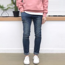 더제이엘 5컬러 빅사이즈 스판 슬림 진청 남자청바지 28~38SIZE